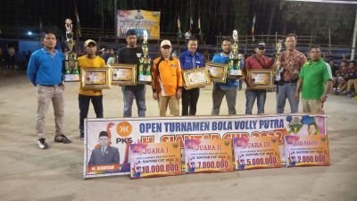 Open  Turnamen Bola Voli Putra H. Siantar Cup 2022 ,Resmi di Tutup