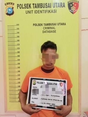 Pelaku Curanmor Berhasil dibekuk Polsek Tambusai Utara
