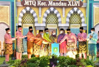 Pembukaan MTQ Ke-46 Tingkat Kecamatan Mandau 1443 H Tahun 2021 Oleh Bupati Bengkalis