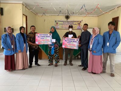 Pemdes Sebangar, Menyalurkan Bantuan Langsung Tunai (BLT) 136 Penerimaan