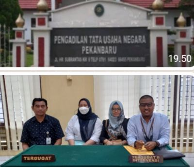 Pemkab Bengkalis,Menangkan Gugatan di PTUN Pekanbaru