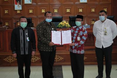 Pemkab Siak - BPJS Ketenagakerjaan teken Nota Kesepakatan lanjutkan kerjasama
