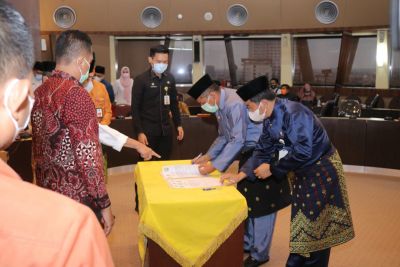 Penandatanganan Kesepakatan Batas Wilayah, Bupati Alfedri Harapkan Kesejahteraan Masyarakat