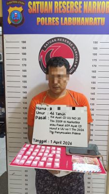 Pengedar Sabu di Bilah Hulu ditangkap satres Narkoba Polres Labuhanbatu, ini orangnya !