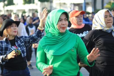 Percit KCK Kodim 0209/lb Meriahkan CFD