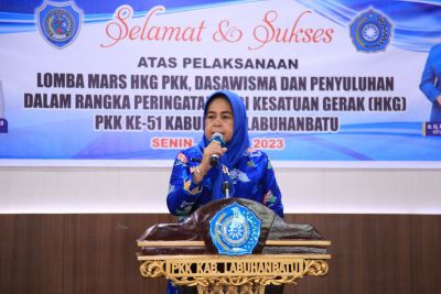 Peringati HKG Ke-51, TP. PKK Kabupaten Labuhanbatu Gelar Berbagai Perlombaan