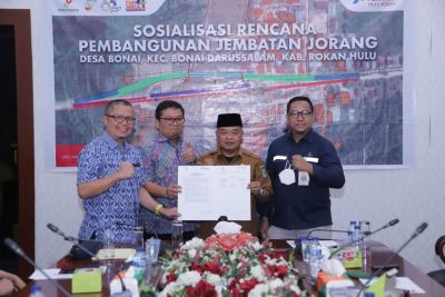 PHR Tingkatkan Produksi Migas, Akan Bangun Jembatan Permanen di Rohul