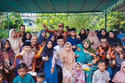 Pj. Bupati Kampar Serahkan Kepada 63 Anak Yatim Sempena HUT Pemuda Pancasila Ke-63 di Kuok