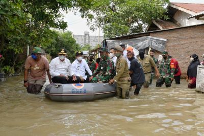 Pjs Bupati Sergai Tinjau Lokasi Banjir di Kecamatan Sei Bamban