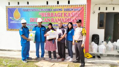 PKS PT MASS Balai Raja Salurkan Bantuan 538 Paket Sembako