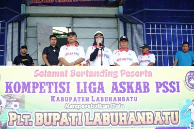 Plt. Bupati Labuhanbatu Membuka Secara Resmi Kompetisi Liga Askab 2024