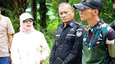 Plt. Bupati Labuhanbatu Tinjau Lokasi TMMD di Desa Selat Beting