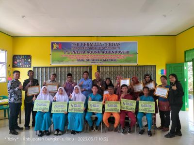 Program CSR PERMATA Cerdas, PT.PAA Bantu Siswa-siswi SMKN 2 & 3 Mandau