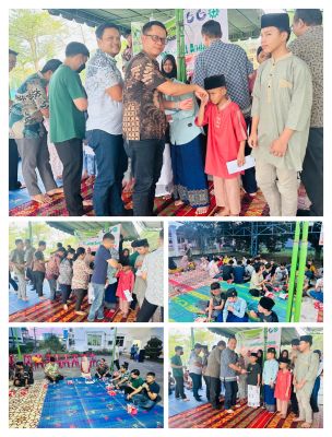 PT ISA Duri 13 berbagi kasih dengan menyantuni Anak Yatim  diseputaran Pabrik