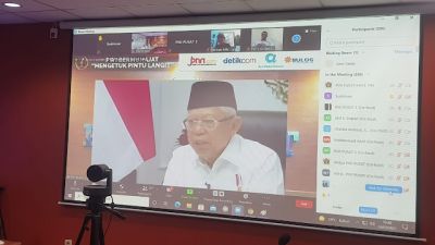 PWI Bermunajat, Wapres: Jurnalis Perlu Berempati Terhadap Penderita Covid-19