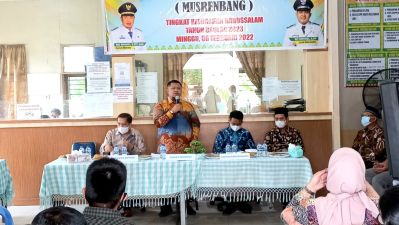Riki Rihardi S.STP, M.Si, Pembangunan Gedung Pertemuan di Babussalam Jadi Prioritas