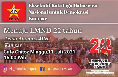 Sambut Hari Lahir ke-22, LMND Kampar Adakan Temu Alumni