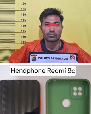Satreskrim Polres Bengkalis Amankan diduga Pelaku Curas sepeda motor dan hp di Duri
