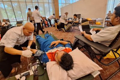 Setetes Darah Selamatkan Nyawa, Pekerja PHR Donor Darah Semangat Membantu Sesama