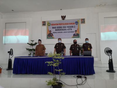 SMAN 2 Bangkinang Kota Ikuti Kegiatan Penyuluhan Hukum Dari Kejari Kampar