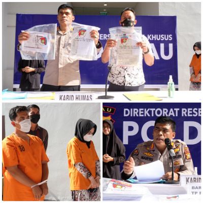 Subdit II Dirkrimsus Polda Riau Ungkap Kasus Kejahatan Tindak Pidana Perbankkan