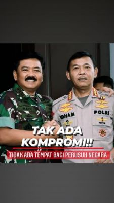 Tidak Ada Kompromi Bagi Perusuh Negara,Hukum  Sifatnya Tegas dan  Memaksa