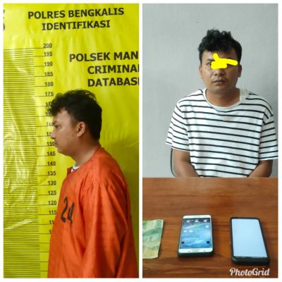 Tim Opsnal Polsek Mandau Mengamankan, Diduga Satu Bulan agen judi togel di Duri