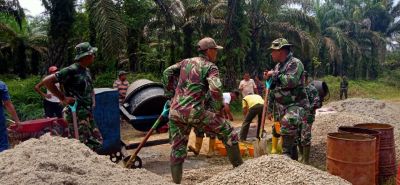 Tokoh Masyarakat, Slamet Apresiasi Pra-TMMD TNI 0303