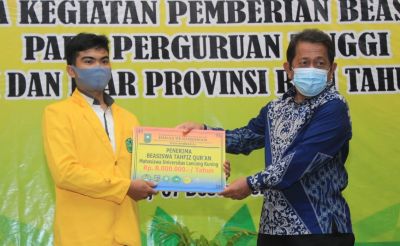 Unilak Terbanyak Terima Beasiswa Dari Pemprov Riau, Rektor Ucapkan Terima Kasih