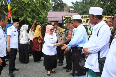 Wabup Sambut Kunjungan Tim  Monitoring PAAR Provinsi Sumatera Utara di Desa Sei Tampang