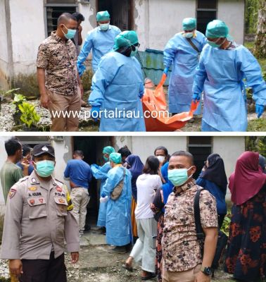 Warga Desa Sebangar, Ditemukan Jasad Mayat Pria didalam rumah dekat perkebunan sawit
