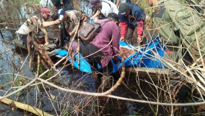 Warga Desa Tasik Serai Tebing Tewas mengenaskan, Diduga diterkam binatang buas