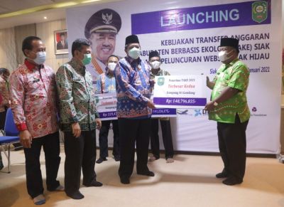 Wujudkan Siak Hijau ,  Pemkab Siak Luncurkan Program Insentif Fiskal TAKE